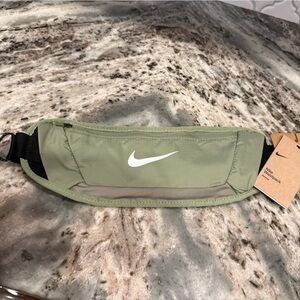 Nike Khaki and Black Waist Bag